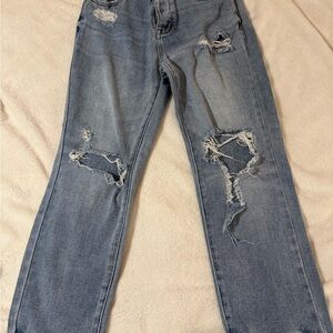 PacSun Light Blue Distressed Boyfriend Jeans